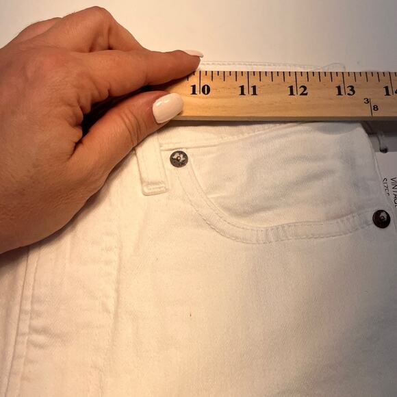 Boyish White Blythe High Rise Skinny Jeans 26 NWT - Picture 9 of 11